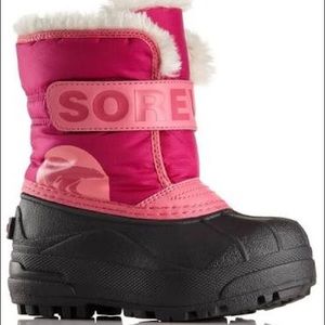 Sorel Toddler Snow Boot, Size 5 Pink NWT NIB
